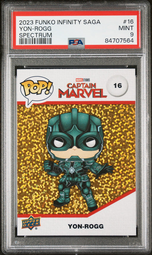 2023 UPPER DECK FUNKO POP MARVEL  YONROGG SPECTRUM #16  PSA 9 - for just $19! 