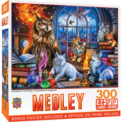 Medley - Caretakers of the Study 300 Piece EZ Grip Jigsaw Puzzle - Just $14.99! Shop now at Retro Gaming of Denver