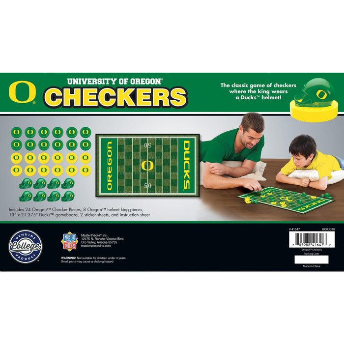 Oregon Ducks Checkers Board Game - Just $19.99! Shop now at Retro Gaming of Denver