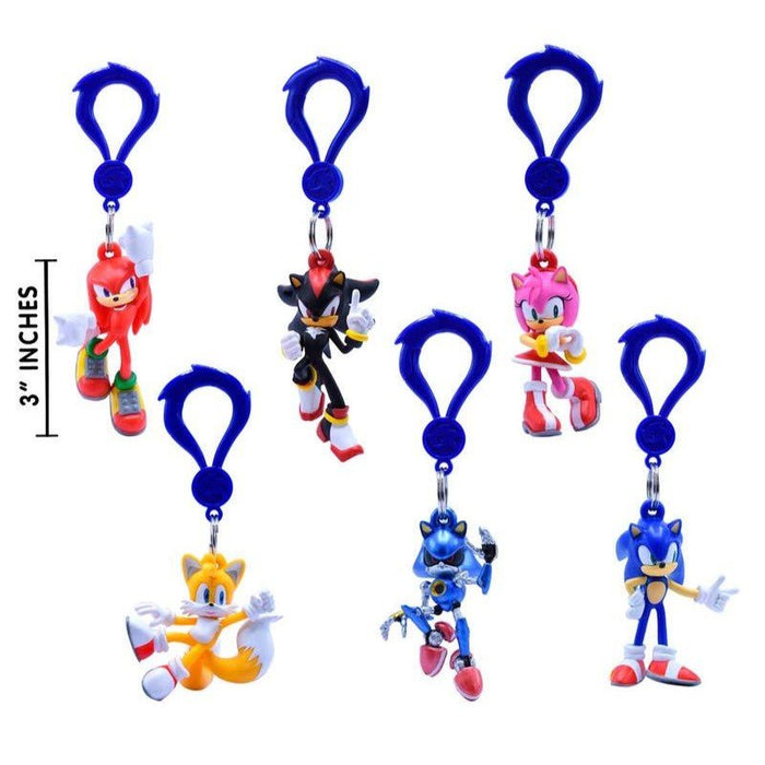 Sonic the Hedgehog 3-inch Backpack Hangers Figure Mystery Bag - Just $6.88! Shop now at Retro Gaming of Denver