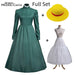 Sophie Cosplay Dress – Howl's Moving Castle Green Outfit with Hat - for just $22.99! 