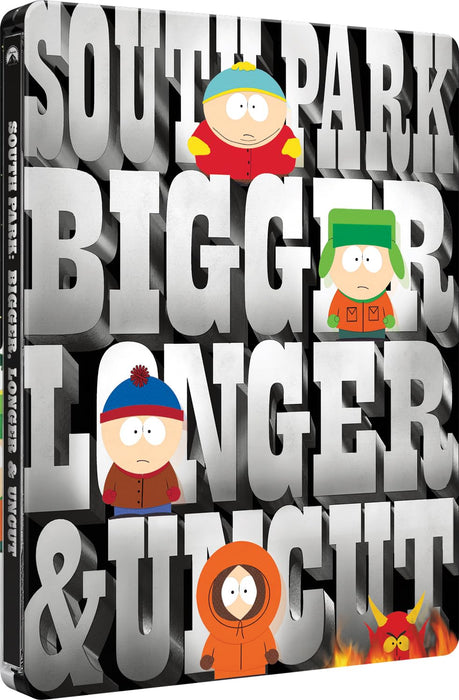 South Park: Bigger, Longer & Uncut - Limited Edition Steelbook (4K Ultra HD + Blu-ray + Digital) - for just $37.99! 