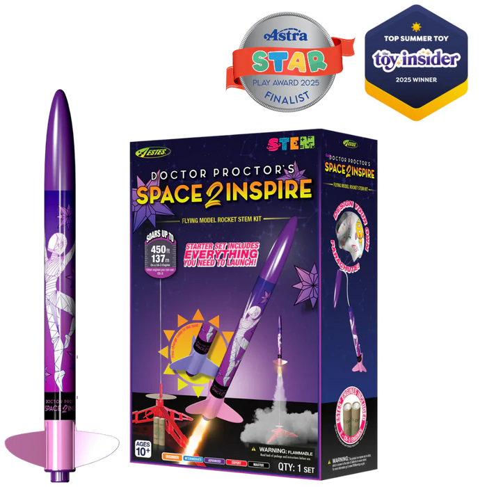 ESTES Space2Inspire STEM Kit Rocket-Building Kit, Beginner Flying-Rocket-Model Kit for Ages 10+ (Copy) - for just $59.99! 
