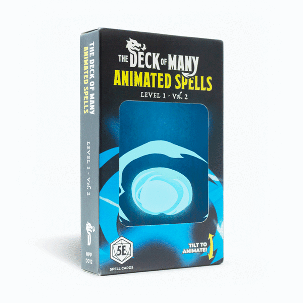 The Deck of Many: Animated Spells - Level 1 Volume 2 - for just $29.99! 