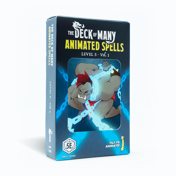The Deck of Many: Animated Spells - Level 5 Volume 1 - for just $34.99! 