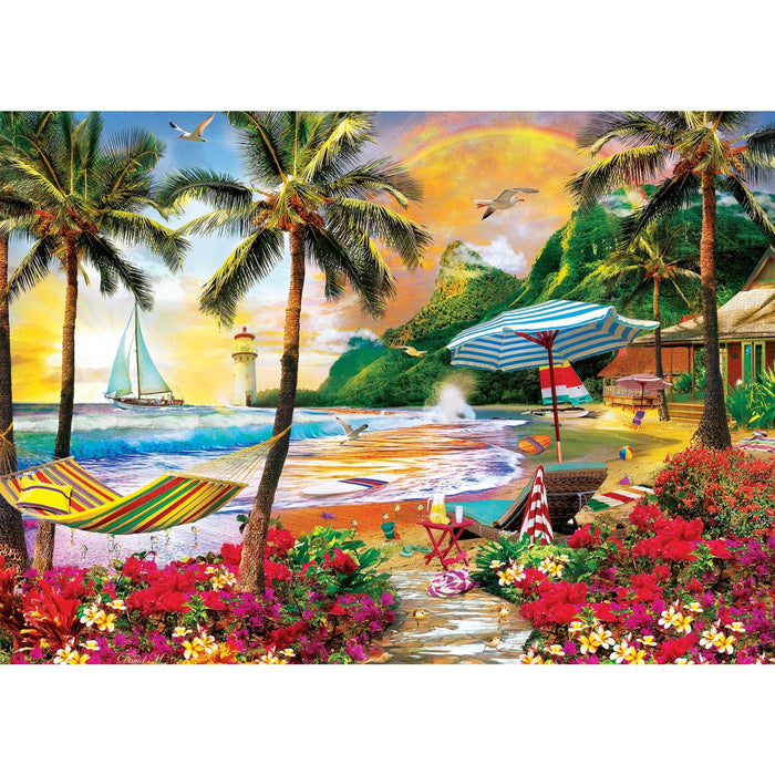 Paradise Beach - Hawaiian Life 500 Piece Jigsaw Puzzle - for just $9.99! 