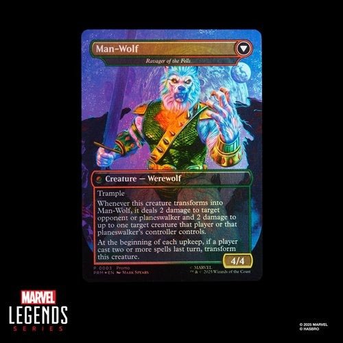 Spider-Man Marvel Legends Magic: The Gathering Man-Wolf 6-Inch Action Figure and Card - for just $42.67! 