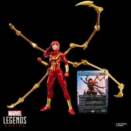 Spider-Man Marvel Legends Magic: The Gathering Mary Jane Watson (Iron Spider) 6-Inch Action Figure and Card - for just $42.99! 