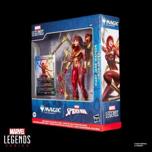 Spider-Man Marvel Legends Magic: The Gathering Mary Jane Watson (Iron Spider) 6-Inch Action Figure and Card - for just $42.99! 