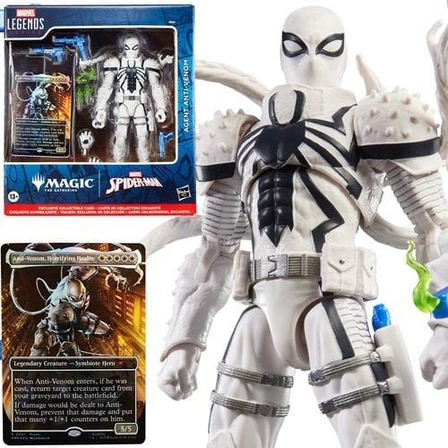 Spider-Man Marvel Legends Series Magic: The Gathering Agent Anti-Venom 6-Inch Action Figure and Card - for just $42.99! 