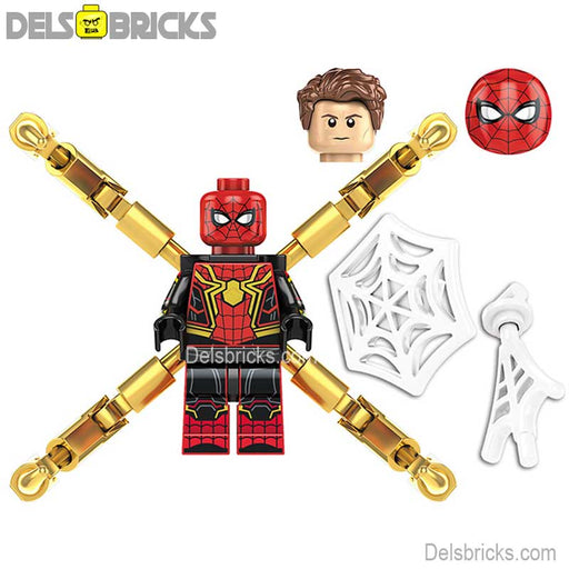 Spider-Man Avengers Iron Spider Nano Suit with Chrome Claws (Lego-Compatible Minifigures) - Premium Spiderman Lego Minifigures - Just $4.99! Shop now at Retro Gaming of Denver