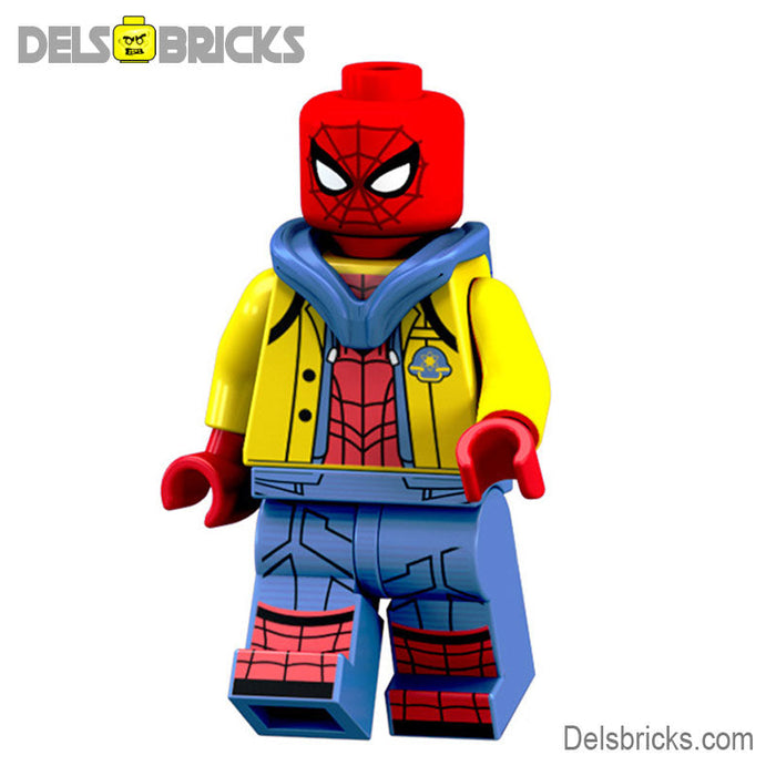 Spider-Man Peter Parker Minifigure (Far from Home) - Lego-Compatible Minifigures - Just $3.99! Shop now at Retro Gaming of Denver