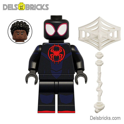 Spider-Man Miles Morales Building Blocks Mini-Figures (Lego-Compatible Minifigures) - Premium Spiderman Lego Minifigures - Just $3.99! Shop now at Retro Gaming of Denver