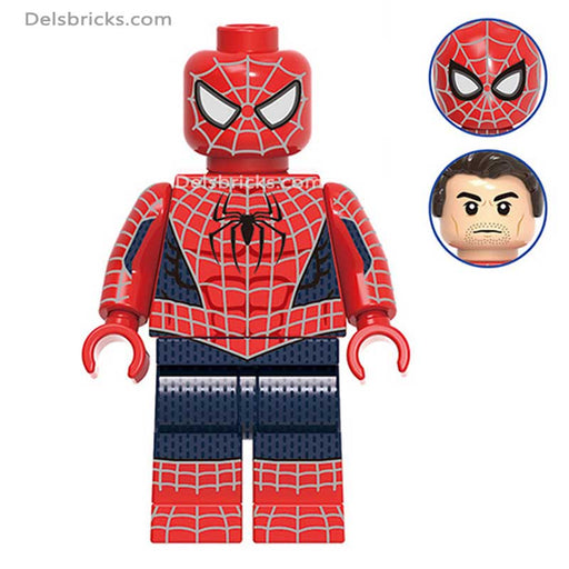 Spiderman Tobey Maguire Sam Raimi Version Lego-Compatible Minifigure - Premium Spiderman Lego Minifigures - Just $3.99! Shop now at Retro Gaming of Denver