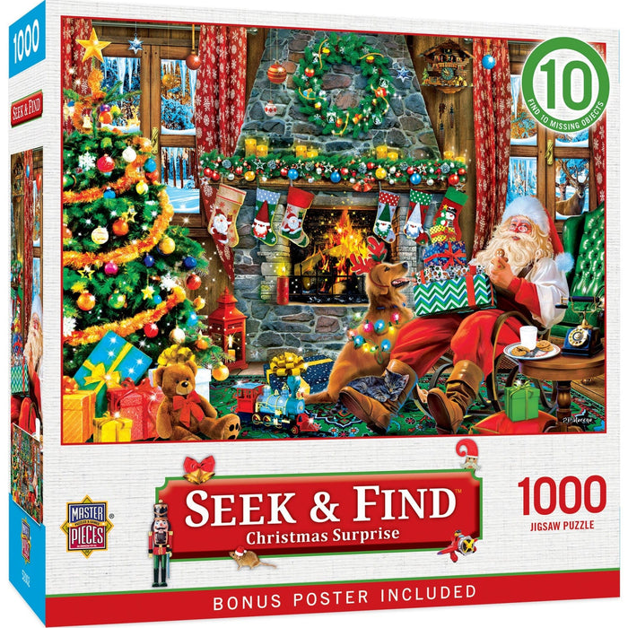 Seek & Find - Christmas Surprise 1000 Piece Jigsaw Puzzle - for just $16.99! 