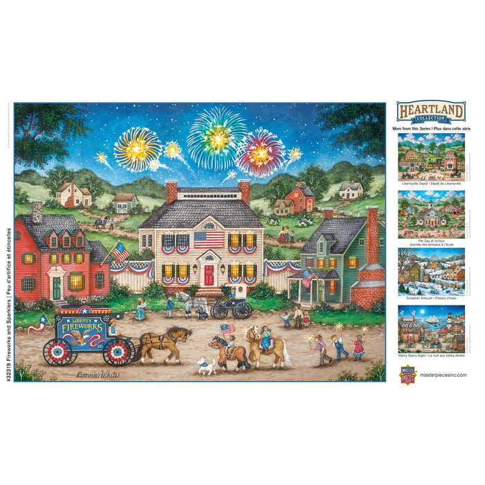 Heartland - Fireworks and Sparklers 550 Piece Jigsaw Puzzle - Just $14.99! Shop now at Retro Gaming of Denver