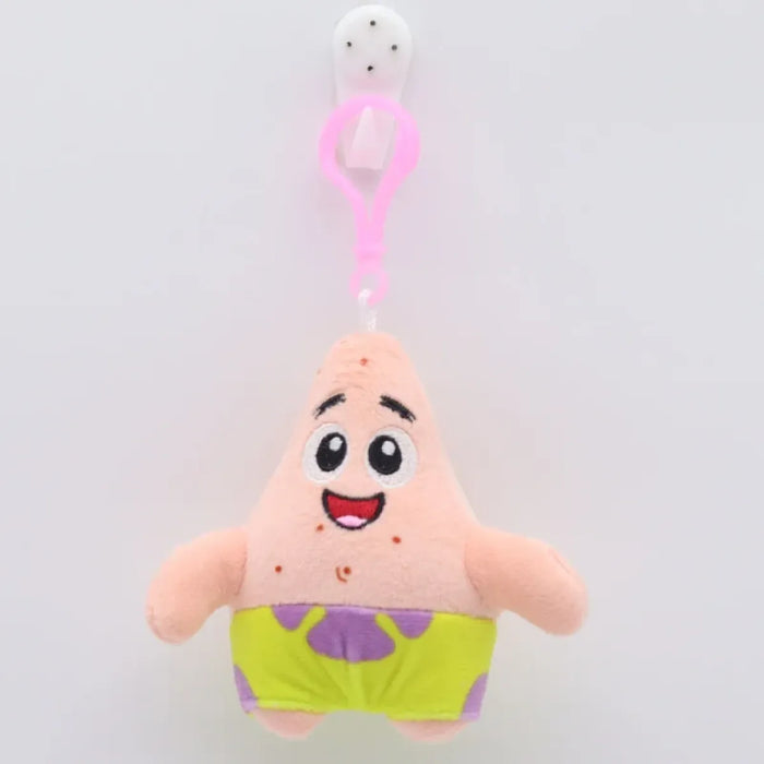 SpongeBob Plush Set – 8/4 Inch Cute Cartoon Character Bag Charms & Gifts - for just $13.95! 