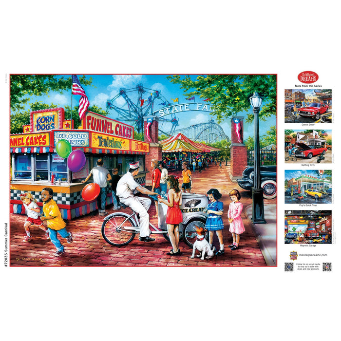 Childhood Dreams - Summer Carnival 1000 Piece Jigsaw Puzzle - Just $16.99! Shop now at Retro Gaming of Denver