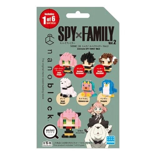 Spy x Family Series 2 Nanoblock Mininano Blind-Bag (1 Bag with 1 Figure) - for just $7.67! 