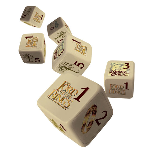 Lord of the Rings 6 Piece D6 Gaming Dice Set - for just $7.99! 