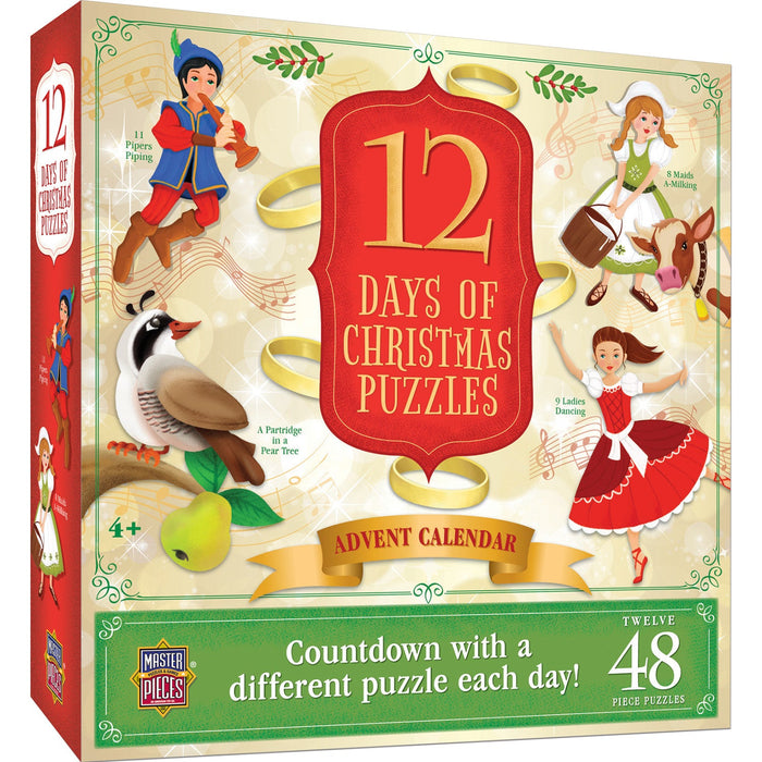 12 Days of Christmas Jigsaw Puzzles - Advent Calendar - Just $24.99! Shop now at Retro Gaming of Denver