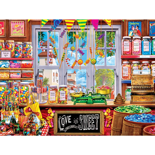 Shopkeepers - Love is Sweet 750 Piece Jigsaw Puzzle - Just $14.99! Shop now at Retro Gaming of Denver