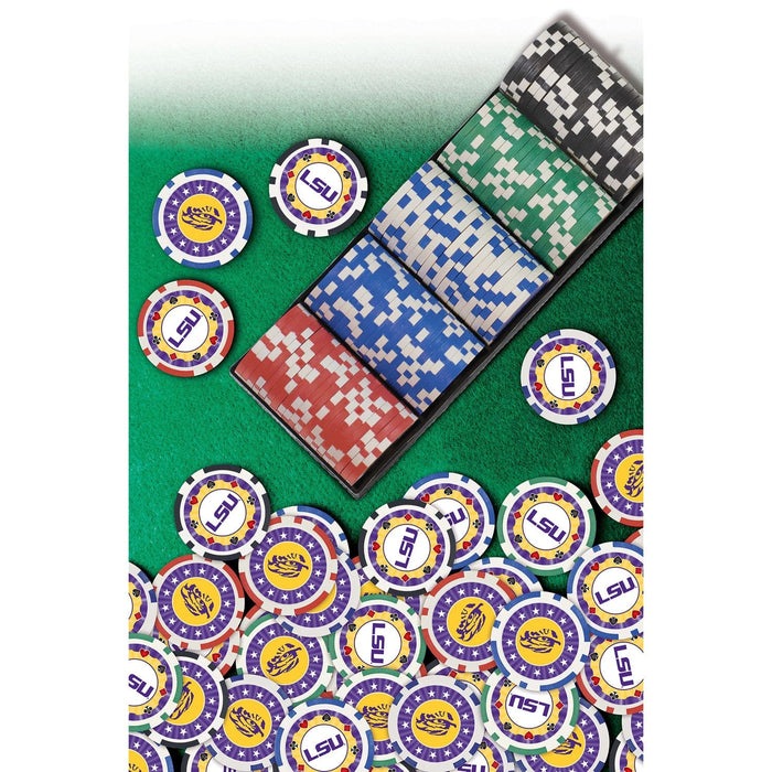 LSU Tigers 100 Piece Poker Chips - for just $19.99! 