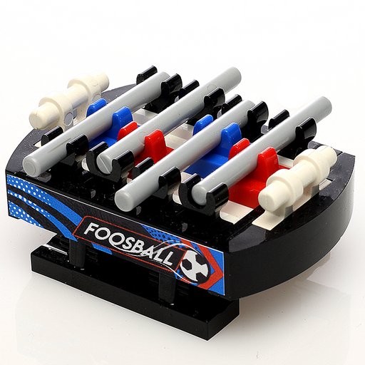 Foosball Table B3 Customs Arcade Building made using LEGO parts - Premium Custom LEGO Kit - Just $9.99! Shop now at Retro Gaming of Denver