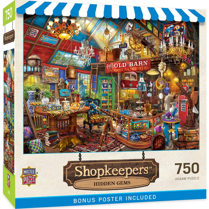 Shopkeepers - Hidden Gems 750 Piece Jigsaw Puzzle - for just $14.99! 