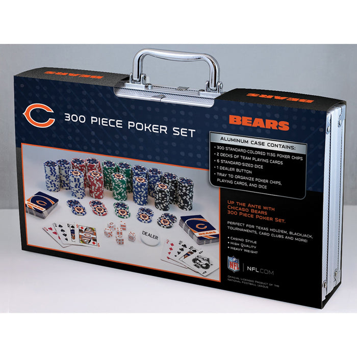 Chicago Bears 300 Piece Poker Set - Just $124.99! Shop now at Retro Gaming of Denver