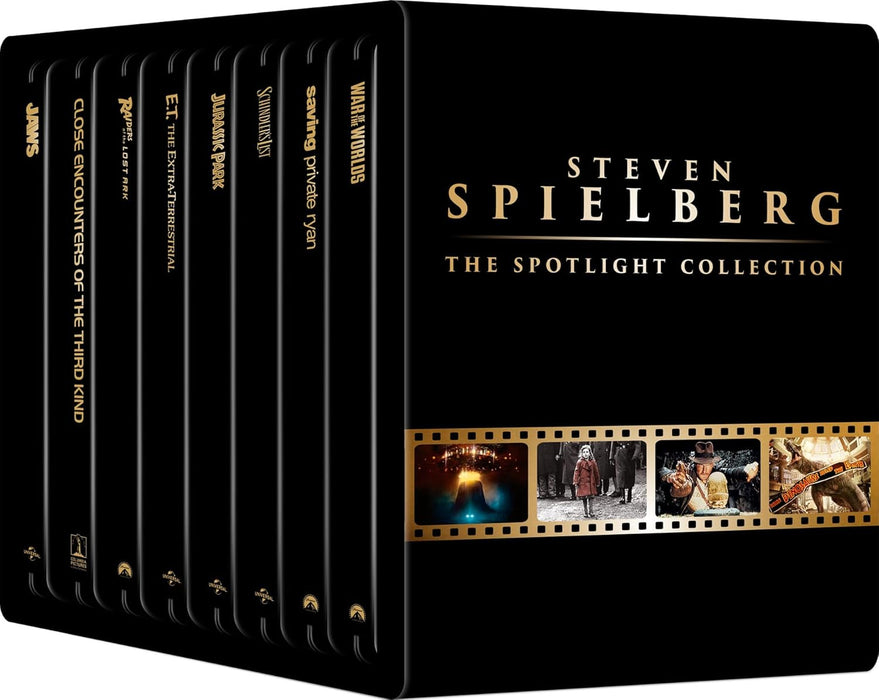 Spielberg 8-Film Steelbook Library Case Spotlight Collection (4K Ultra HD + Blu-ray + Digital) - for just $239.99! 