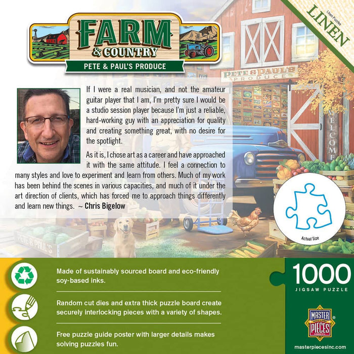 Farm & Country - Pete & Paul's Produce 1000 Piece Jigsaw Puzzle - for just $16.99! 