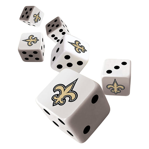 New Orleans Saints Dice Set - Premium Dice & Cards Sets - Just $7.99! Shop now at Retro Gaming of Denver