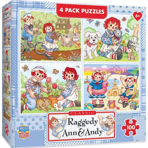 Raggedy Ann 100 Piece Jigsaw Puzzles 4-Pack - Just $14.99! Shop now at Retro Gaming of Denver