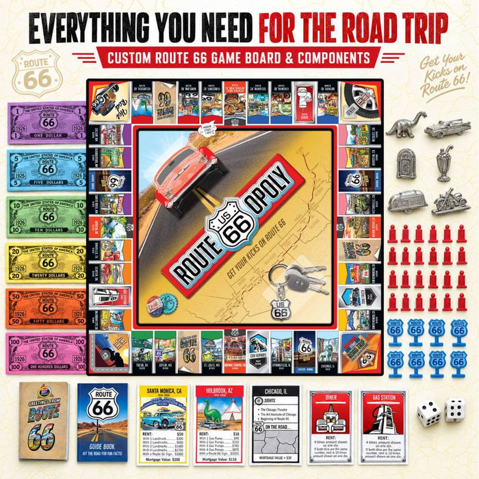 Route 66 Opoly Board Game - for just $29.99! 