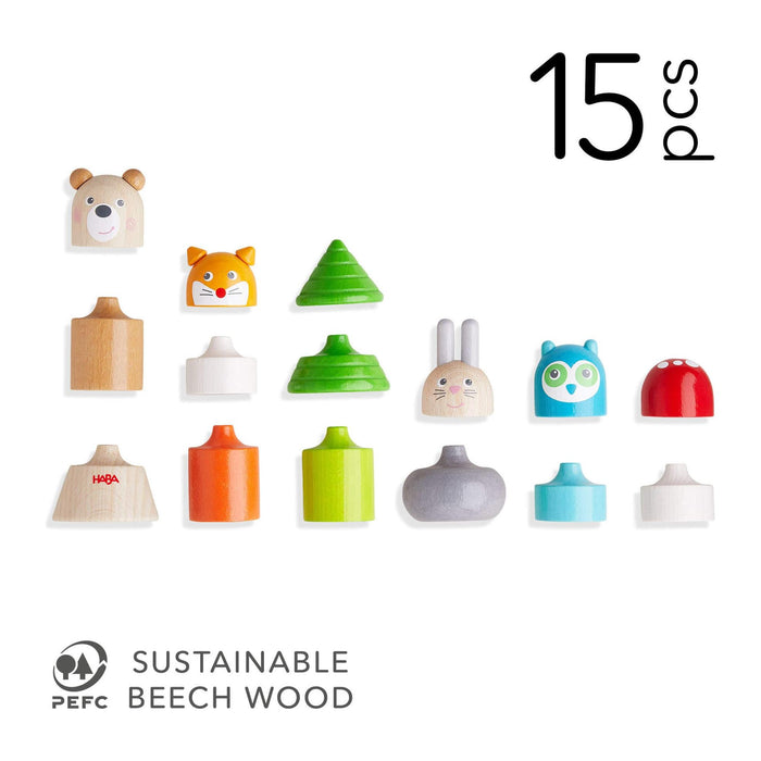 Forest Animals Wooden Stacking Toy - Just $39.99! Shop now at Retro Gaming of Denver