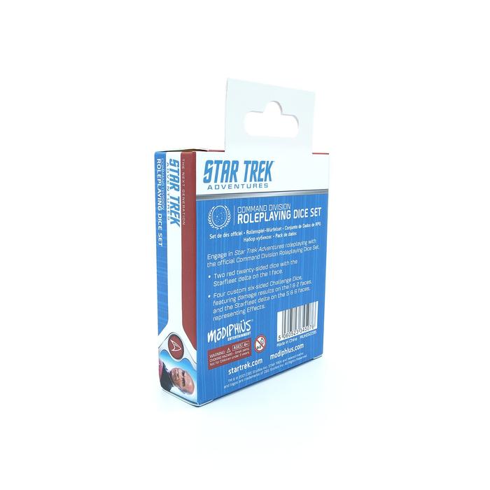Star Trek Adventures: Command Division Dice Set - for just $19.99! 