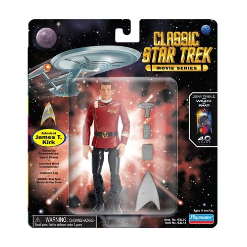 Star Trek Classic Star Trek II: The Wrath of Khan Admiral James T. Kirk 5-Inch Action Figure - for just $17.99! 