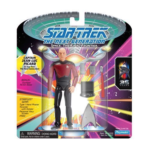 Star Trek Classic Star Trek: The Next Generation Captain Jean-Luc Picard 5-Inch Action Figure - for just $17.99! 