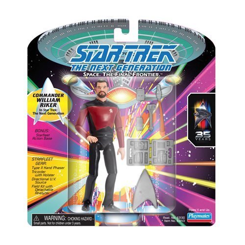 Star Trek Classic Star Trek: The Next Generation Commander William Riker 5-Inch Action Figure - Just $16.60! Shop now at Retro Gaming of Denver