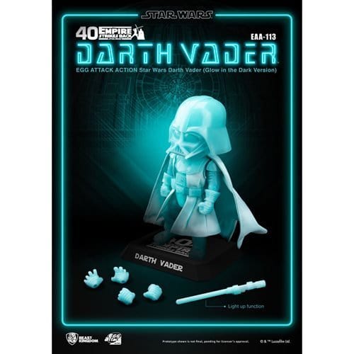 Beast Kingdom Star Wars EAA-113 Darth Vader Glow-in-the-Dark Action Figure - Just $68.99! Shop now at Retro Gaming of Denver