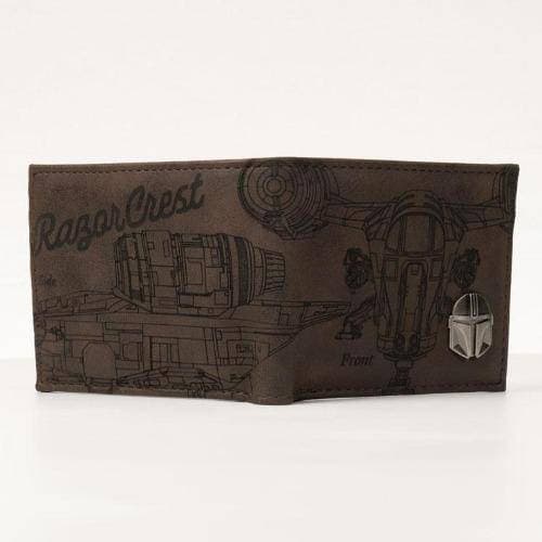 Star Wars: Mandalorian Etched PU Bifold Wallet - Entertainment Earth Exclusive - Just $20.99! Shop now at Retro Gaming of Denver