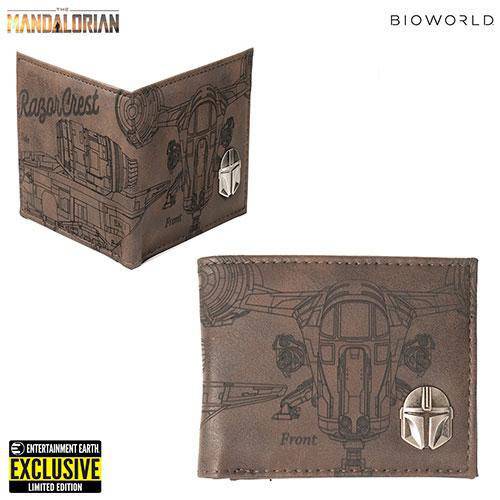 Star Wars: Mandalorian Etched PU Bifold Wallet - Entertainment Earth Exclusive - Just $20.99! Shop now at Retro Gaming of Denver