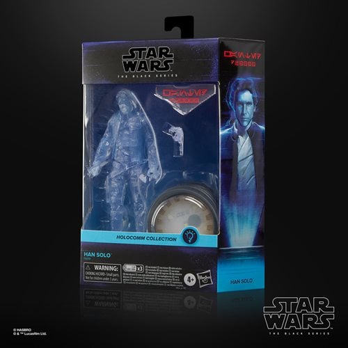 Star Wars The Black Series Holocomm Collection Han Solo 6-Inch Action Figure with Light-Up Holopuck - for just $30.99! 