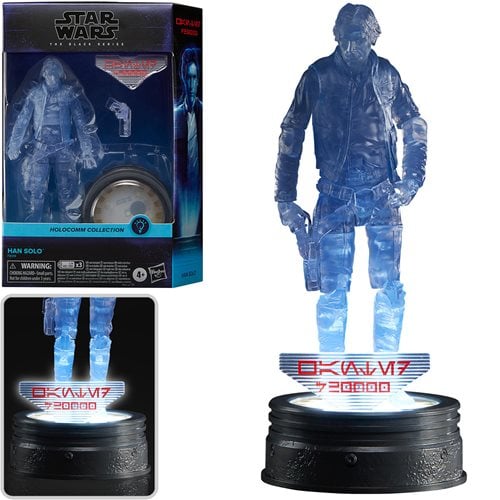 Star Wars The Black Series Holocomm Collection Han Solo 6-Inch Action Figure with Light-Up Holopuck - for just $30.67! 