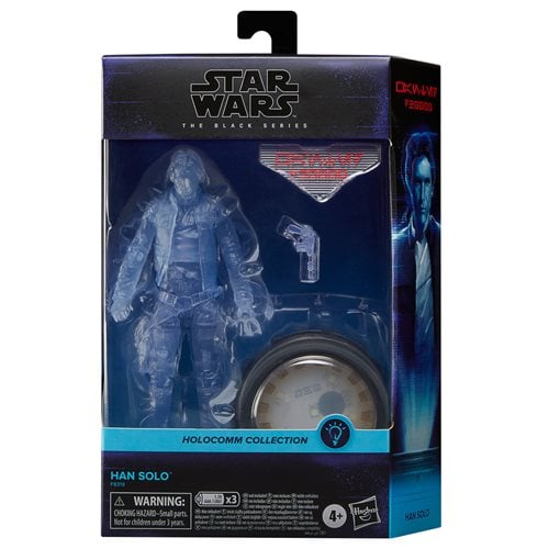 Star Wars The Black Series Holocomm Collection Han Solo 6-Inch Action Figure with Light-Up Holopuck - for just $30.99! 