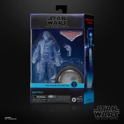 Star Wars The Black Series Holocomm Collection Han Solo 6-Inch Action Figure with Light-Up Holopuck - for just $30.99! 