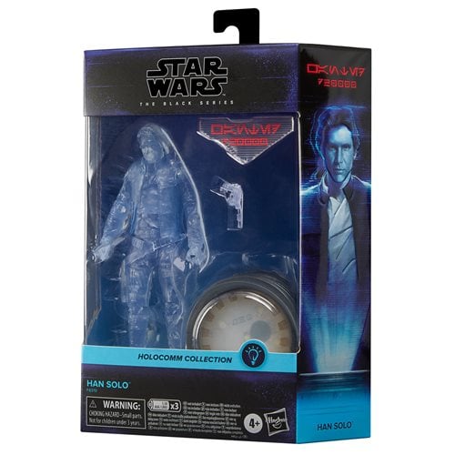 Star Wars The Black Series Holocomm Collection Han Solo 6-Inch Action Figure with Light-Up Holopuck - for just $30.99! 