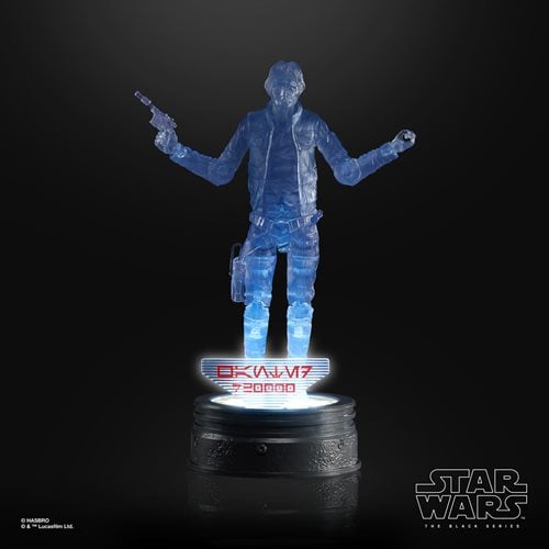 Star Wars The Black Series Holocomm Collection Han Solo 6-Inch Action Figure with Light-Up Holopuck - for just $30.67! 