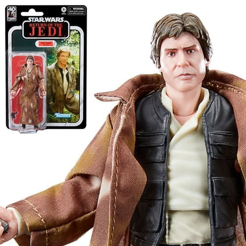 Star Wars The Black Series Return of the Jedi 40th Anniversary 6-Inch Han Solo (Endor) Action Figure - for just $28.67! 